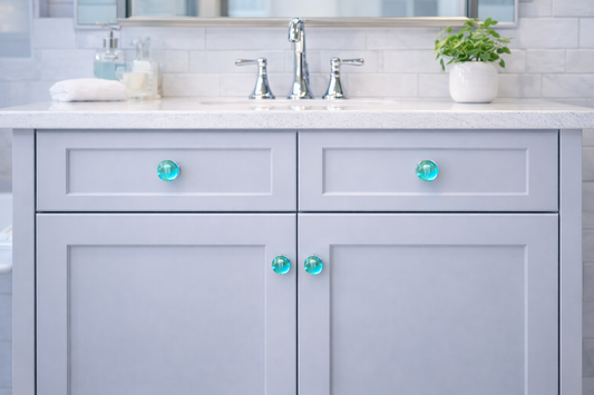 Jellyfish Resin Knob – Luxury Ocean Inspired Cabinet Hardware
