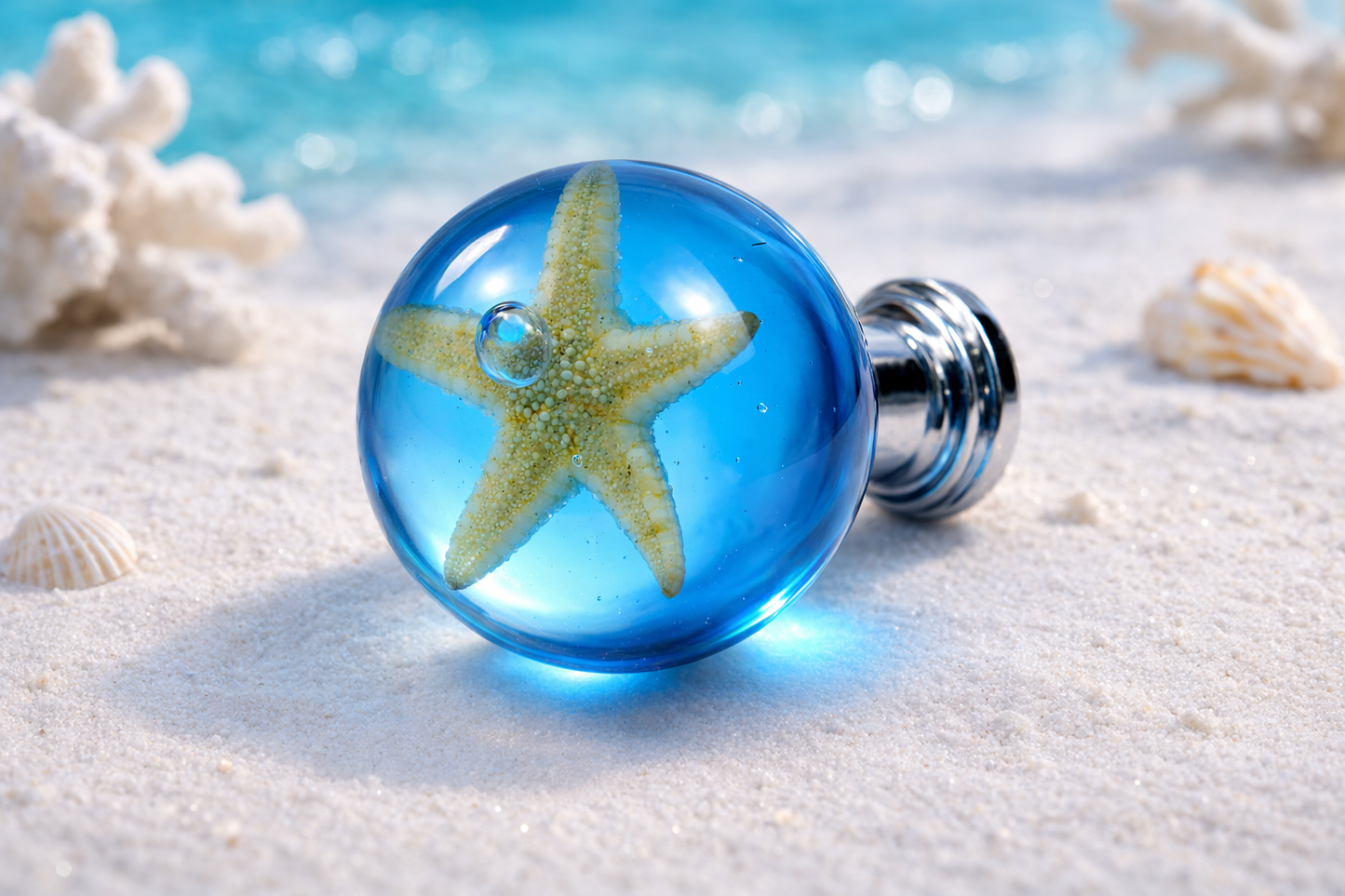 Starfish Resin Knob – Ocean Inspired Cabinet Hardware