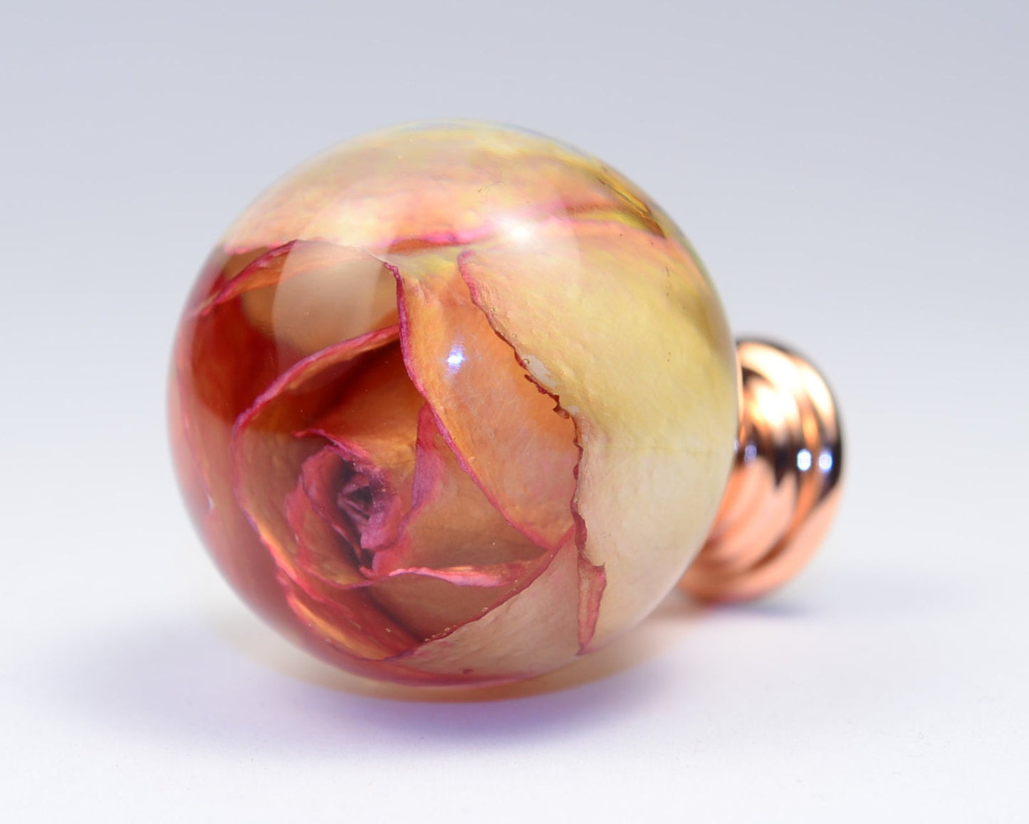 Real Tea Rose Resin Drawer Knobs Kitchen Cupboard Knob Handmade Cabinet Door Knob Furniture Door Knob Unique Door Pulls