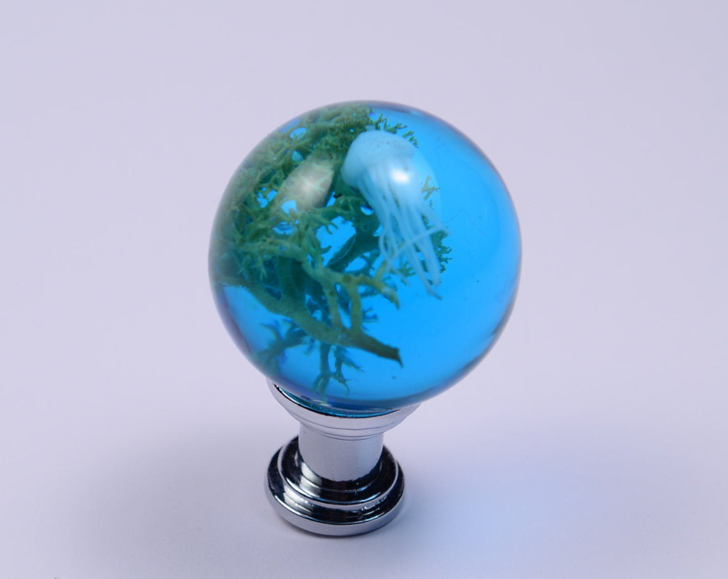 Gift for him , Ocean Jellyfish , Bathroom Blue Drawer Knobs , Ocean Sea Cabinet Knobs , Gifts drawer pulls
