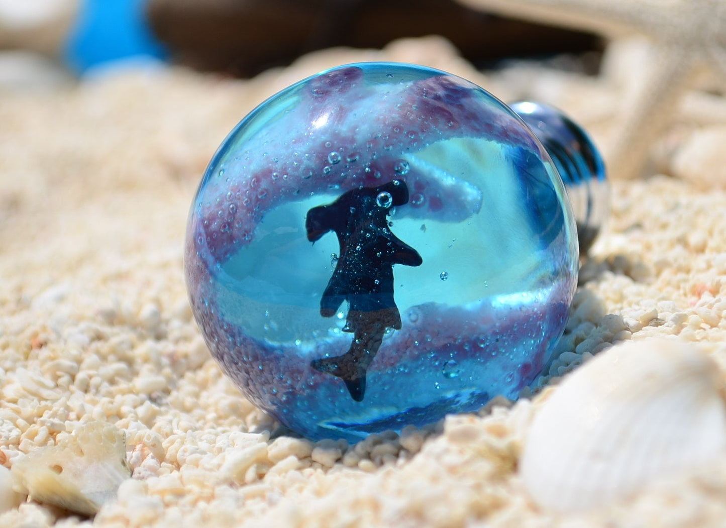 Shark Resin Knob – Ocean Inspired Cabinet Hardware
