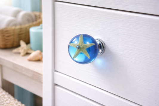 Starfish Resin Knob – Ocean Inspired Cabinet Hardware