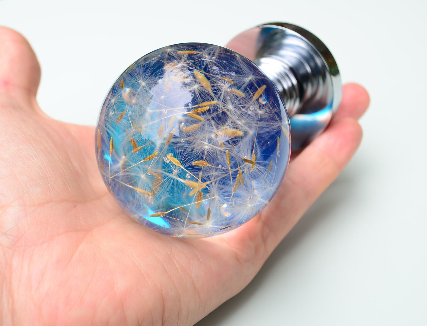 Botanical Resin Door Knobs – Dreamcatcher Edition Handmade Internal Door Handles | Boho Luxury Decor