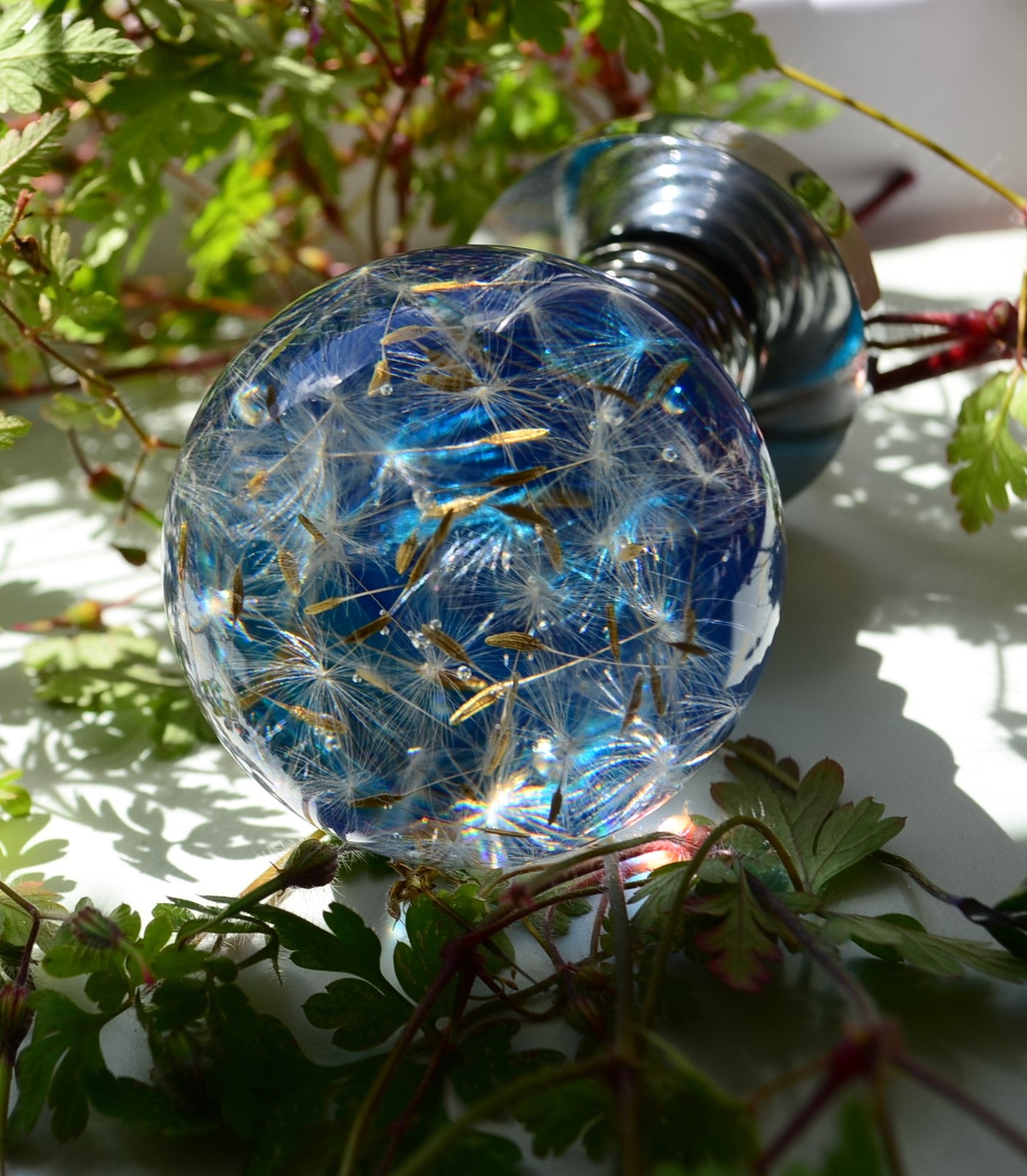 Botanical Resin Door Knobs – Dreamcatcher Edition Handmade Internal Door Handles | Boho Luxury Decor