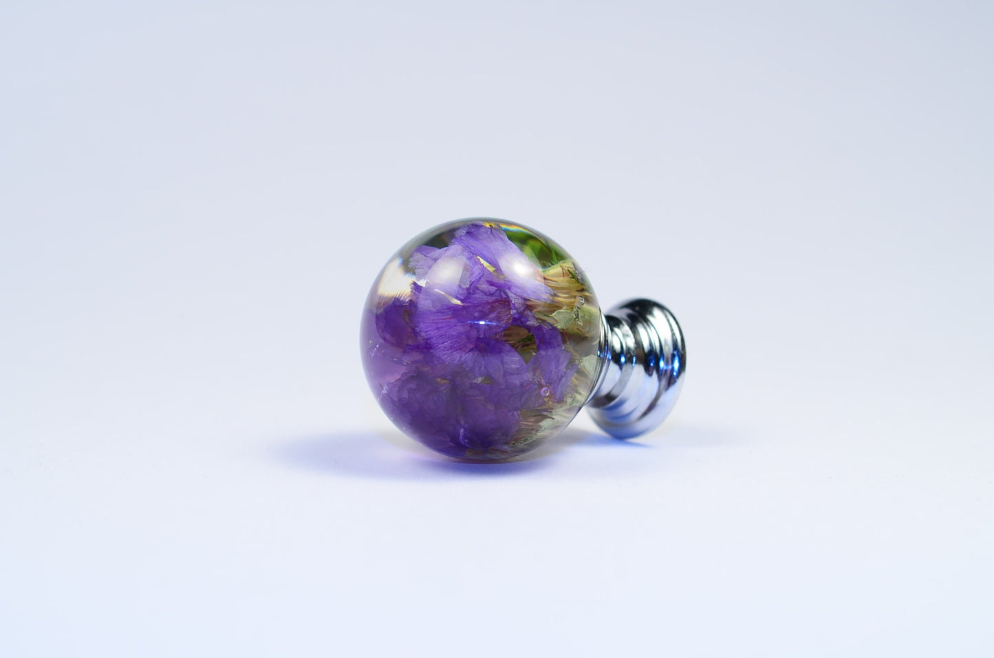 Gift Set 7 Real Flowers Resin Knobs , Unique Gift Handmade , Knobs for Drawers , Cabinet Knobs Kitchen , Gift for Her