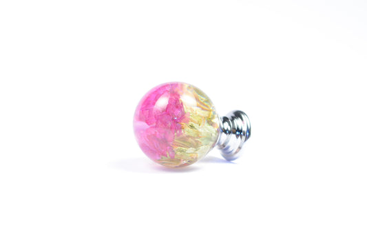 Gift Set 7 Real Flowers Resin Knobs , Unique Gift Handmade , Knobs for Drawers , Cabinet Knobs Kitchen , Gift for Her