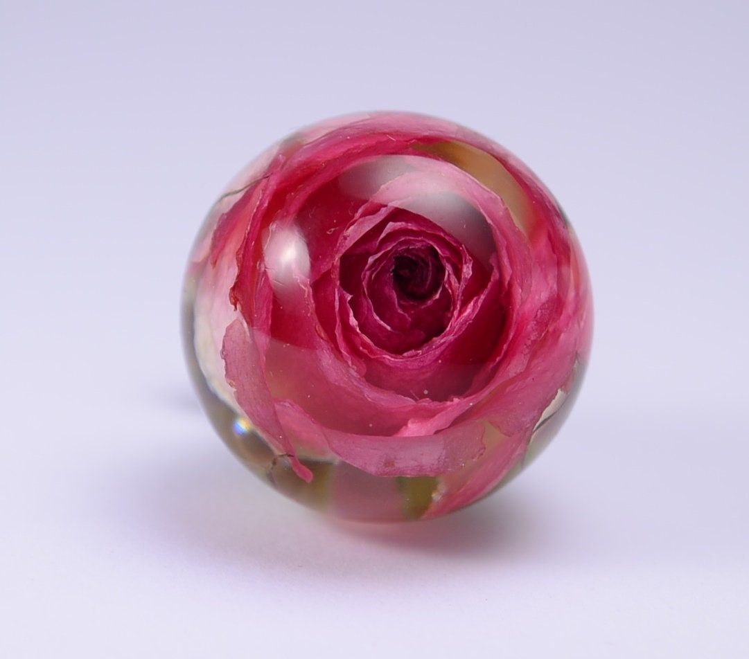 Dark Pink Rose Drawer Knobs Kitchen Cupboard knob Furniture door knob Unique door pulls Handmade cabinet door knob