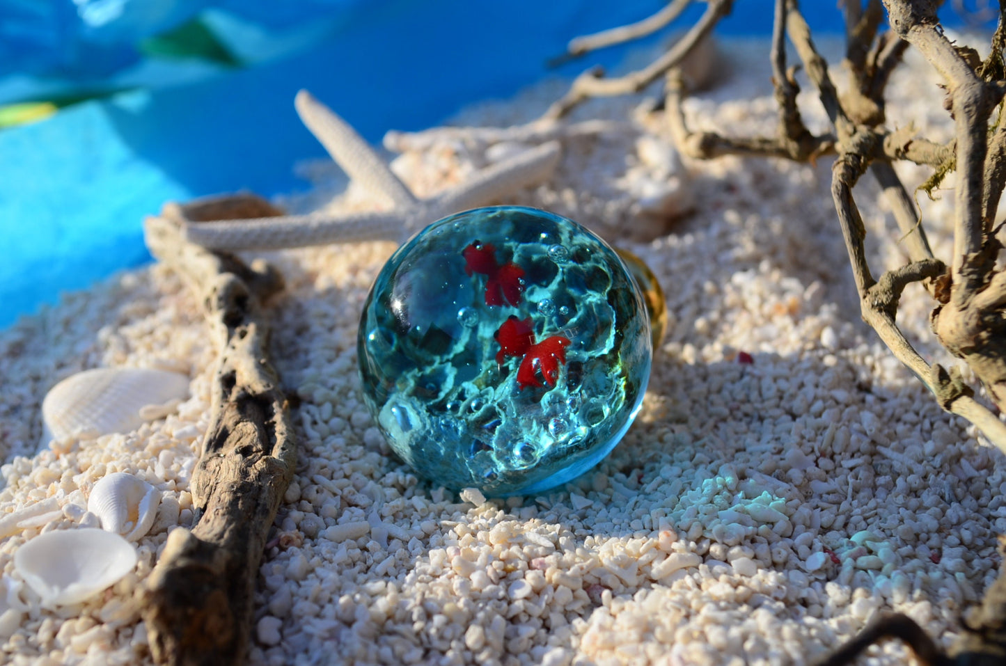 Ocean Marine Style Fish knob, Sea life knobs, Gift for him, Bathroom drawer knobs, Valentine gift for him