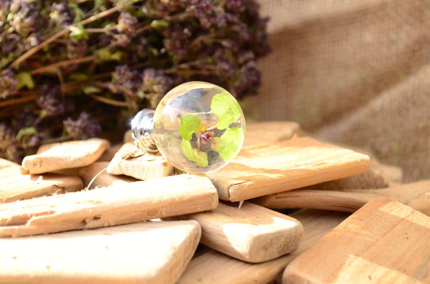 Kitchen Herbs knob, Marjoram kitchen pulls,