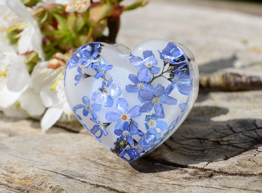 Forget me knot heart shape dresser knobs