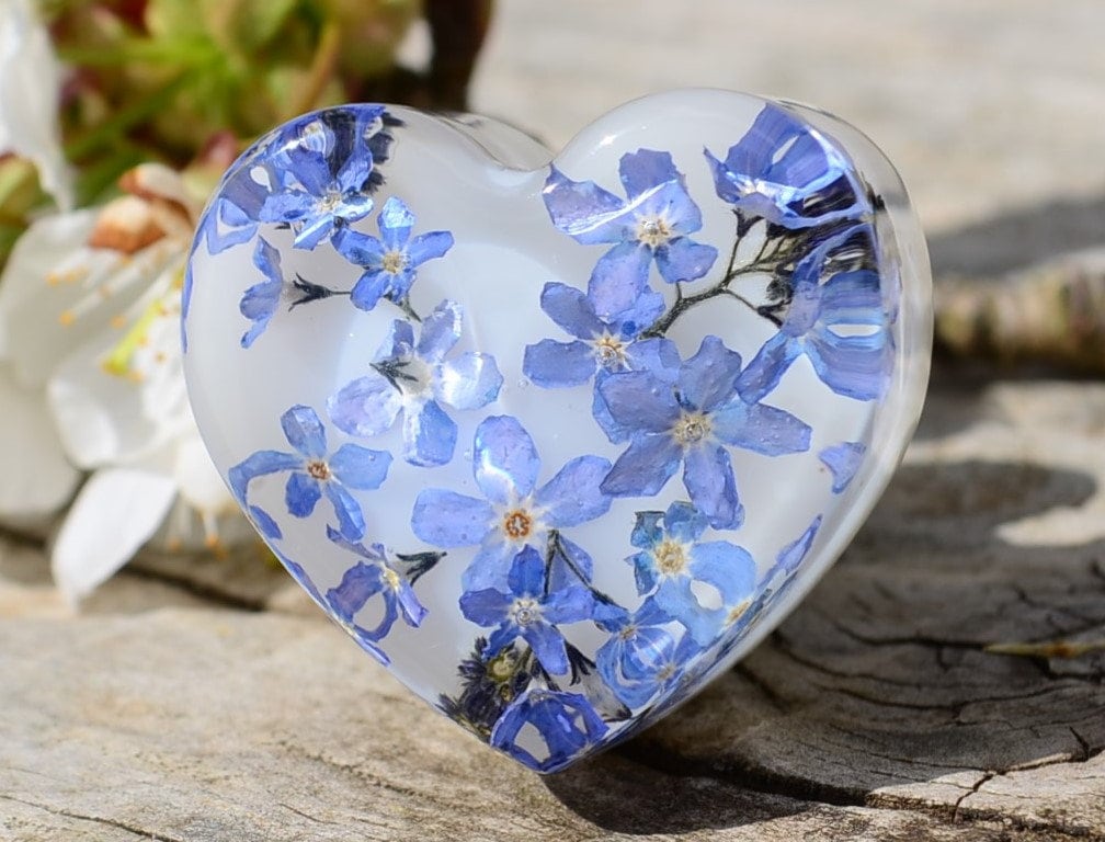 Forget me knot heart shape dresser knobs
